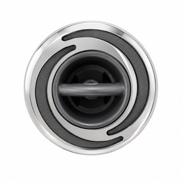 Whirlpool Düse 2" Design Serie 50 mm Schwarz-Chrom