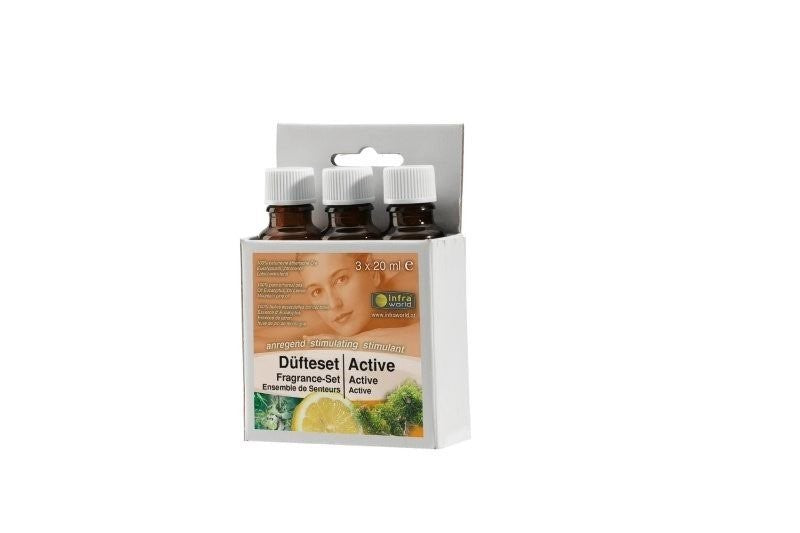 Duftset Active für Saunaaufguss mit 3 x 20 ml