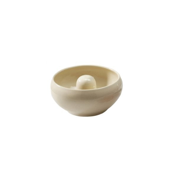 Verdampfertopf beige aus Ton für die Sauna