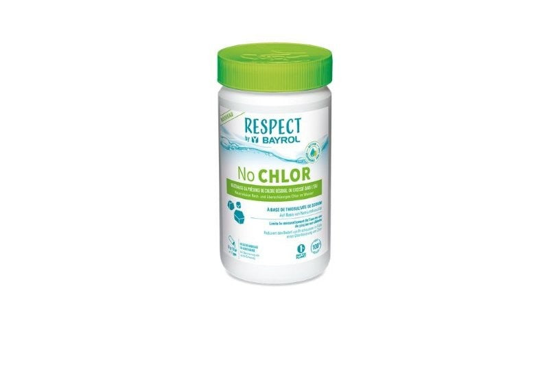No Chlor Respect für Chlor im Pool senken